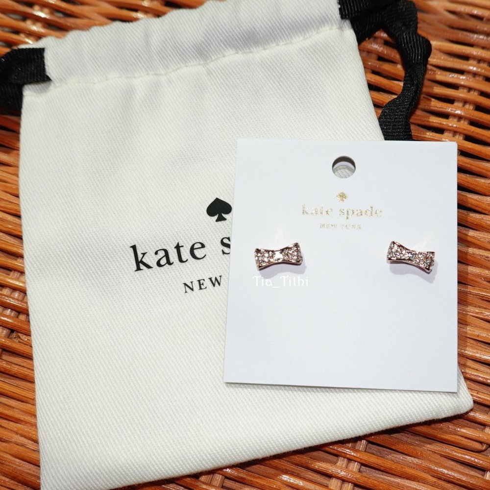 Kate Spade Ready Set Bow Earrings - Picture 3 of 3